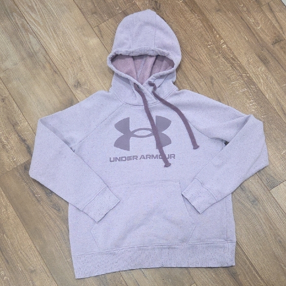 Under Armour Tops - Under Armour Lavender Hoodie with Logo